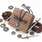 Viking Odin Spear Necklace Pendant Necklace Stainless Steel