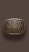 Hand-Forged Iron Belt Buckle