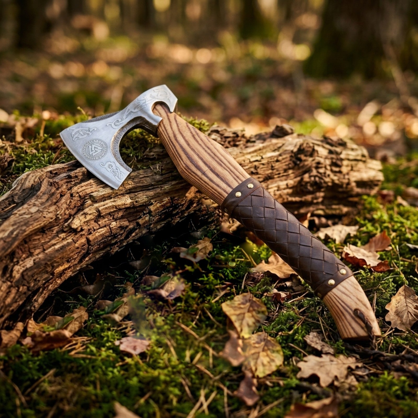 Handmade Viking Axe Hatchet 13” – Carbon Steel Camping, Outdoor Gear Axe