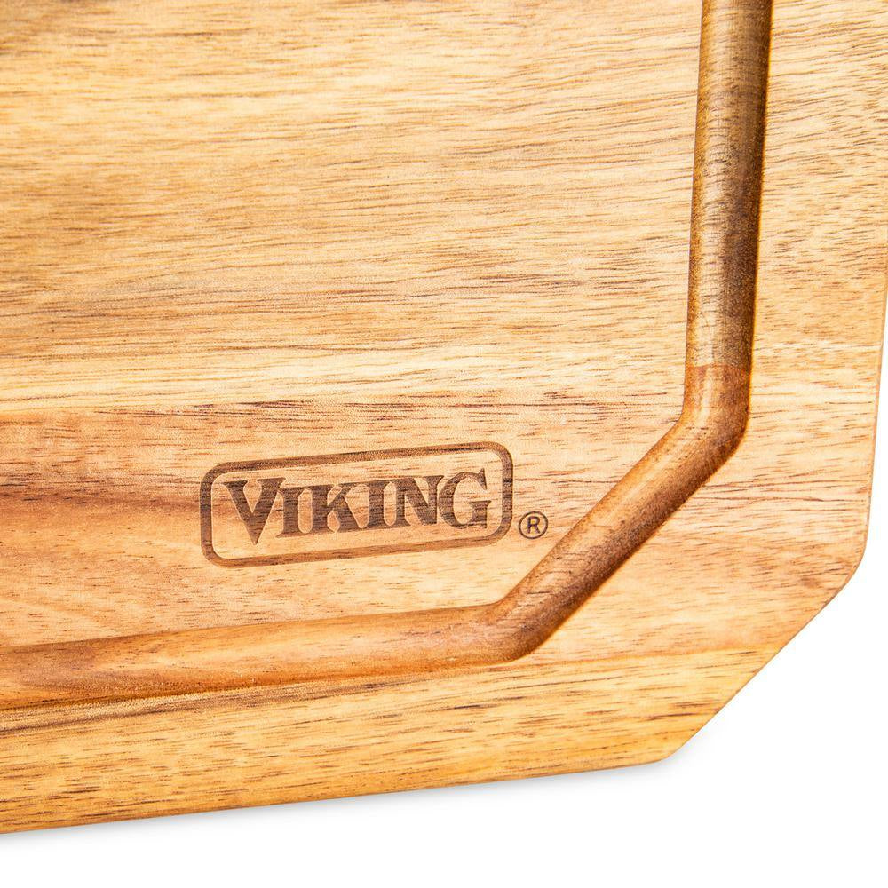 Acacia Wood Rectangular 18 X 12 In. Carving Board with Juice Groove