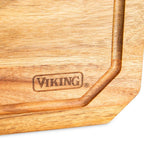 Acacia Wood Rectangular 18 X 12 In. Carving Board with Juice Groove