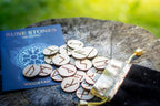 Rune Stones Set with Manual for Beginners and 5 Layouts. Viking Nordic Runes