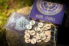 Rune Stones Set with Manual for Beginners and 5 Layouts. Viking Nordic Runes