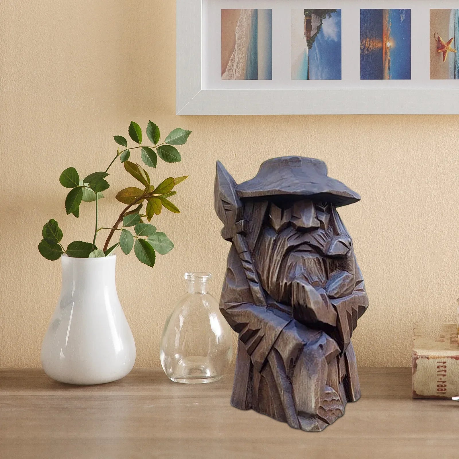 Odin Thor Tyr Ulfhednar Norse Pagan Resin Viking Statue Nordic Pagan Resin Ornaments Art for Home Outdoor Garden Decoration