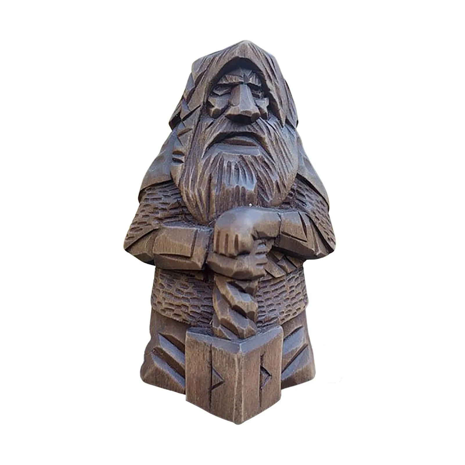 Odin Thor Tyr Ulfhednar Norse Pagan Resin Viking Statue Nordic Pagan Resin Ornaments Art for Home Outdoor Garden Decoration