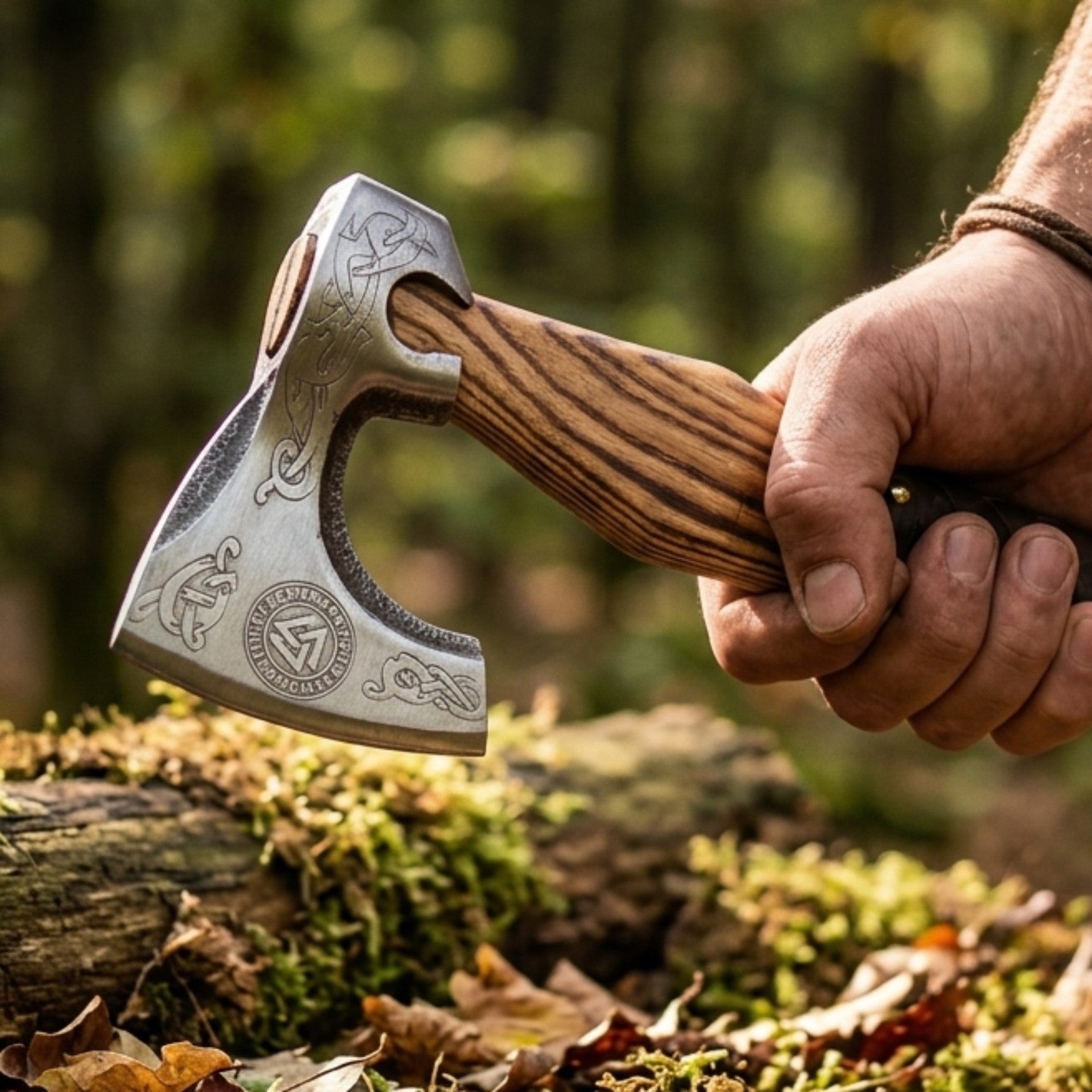 Handmade Viking Axe Hatchet 13” – Carbon Steel Camping, Outdoor Gear Axe