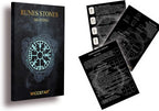 Rune Stones Set with Manual for Beginners and 5 Layouts. Viking Nordic Runes