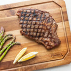 Acacia Wood Rectangular 18 X 12 In. Carving Board with Juice Groove