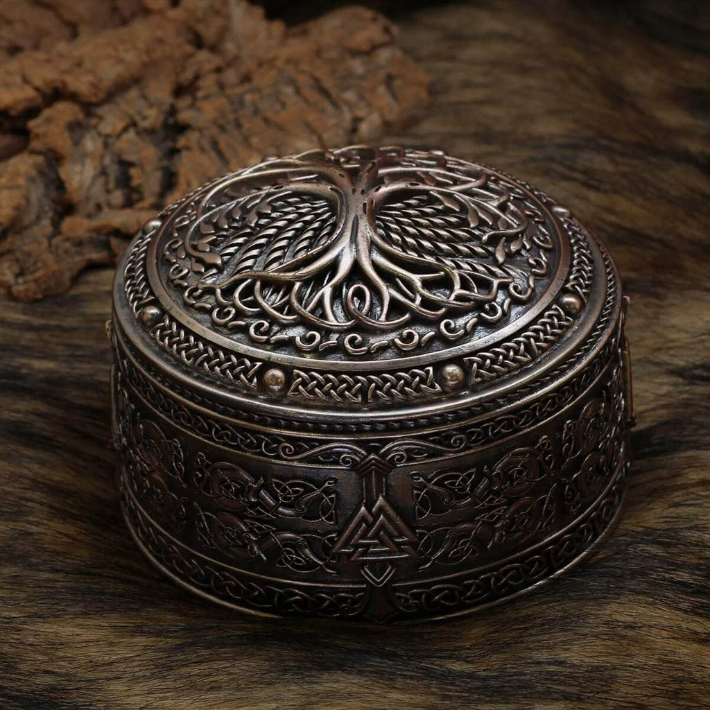 Viking Tree of Life Jewelry Box