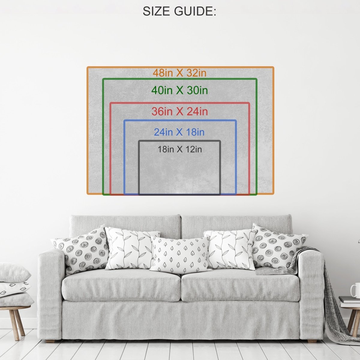 Viking Code Canvas Wall Art, Nordic Decor